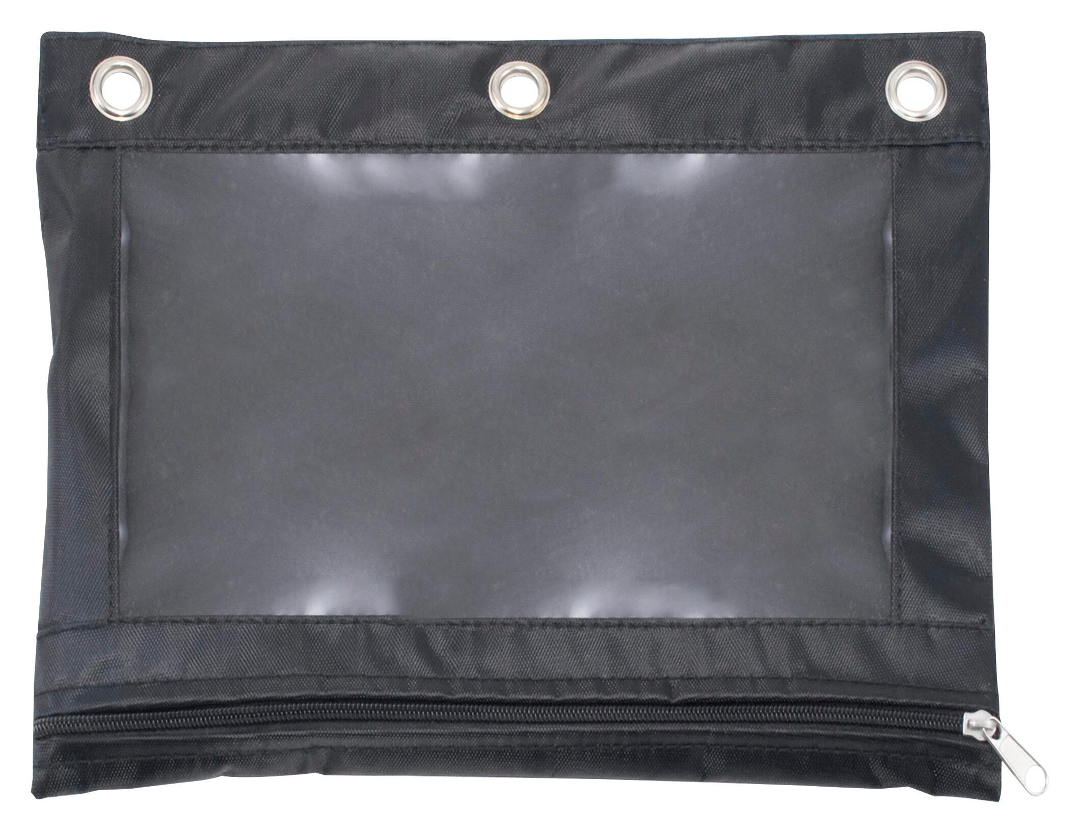 Advantus Binder Pencil Pouch, Black, Item Number 2003233